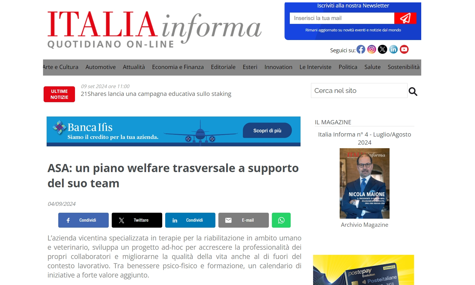 ASA - Italia Informa