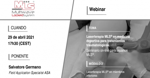 Webinar Laserterapia MLS® en miembros inferiores