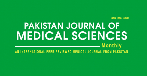 Pakistan Journal Medical Sciences